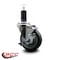 Service Caster 4'' Thermoplastic Rubber Swivel 1-1/4'' Expanding Stem Caster with Brake SCC-EX20S414-TPRB-TLB-114 - alternate 4